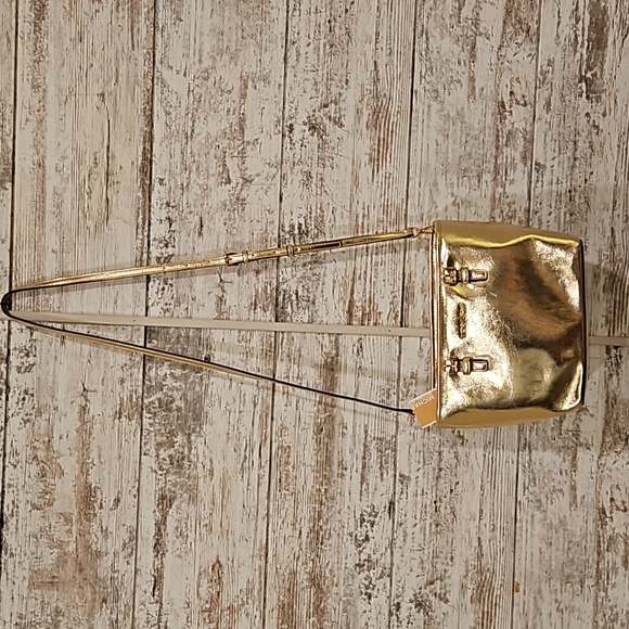 Michael Kors - Gold - Crossbody Bag - NWT - Retail $498 - - Picture 1 of 5